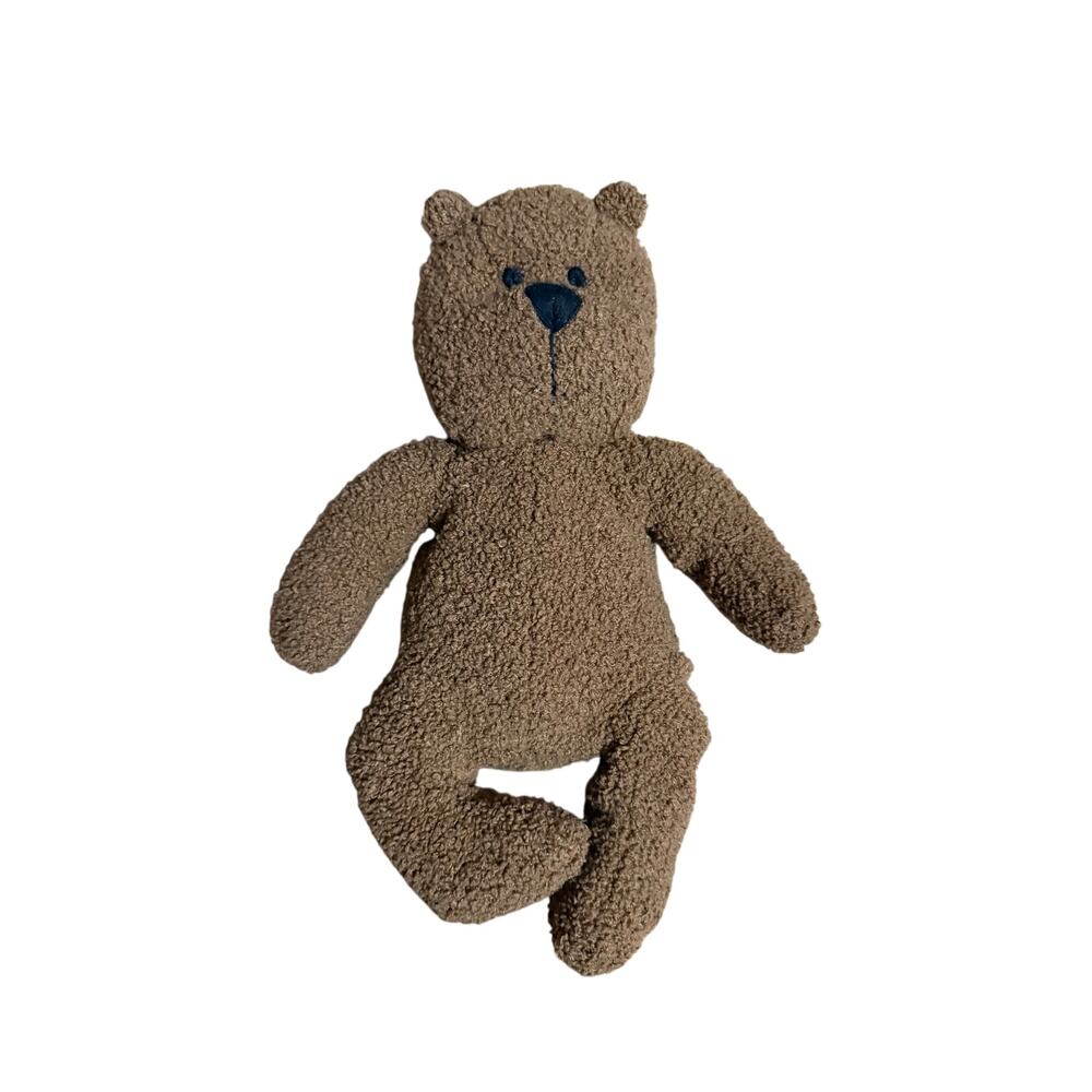 Vintage Baby GAP Brannan Teddy Bear 14” Brown Curly Plush Stuffed Animal Y2K